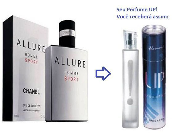 Perfume Masculino 50ml - UP! 39 - Allure Sport R$ 79,00